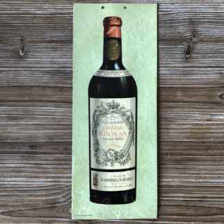 Affiche publicitaire : vin Château Kirwan